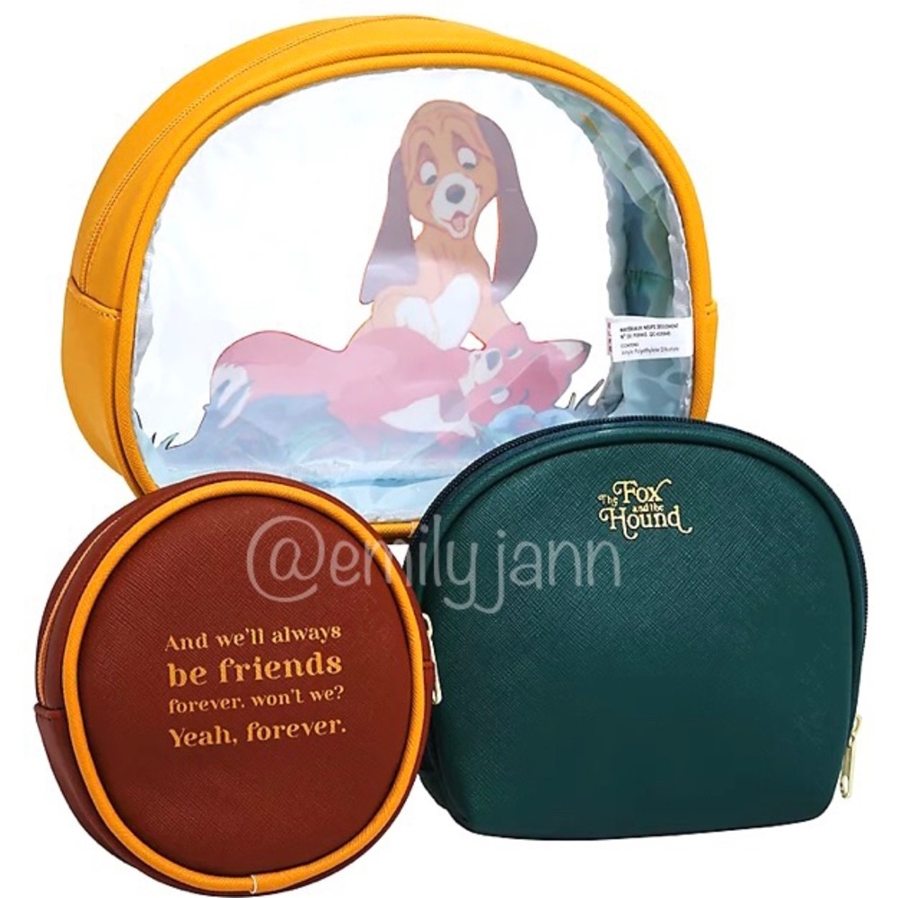 Fox & the Hound✨Cosmetic Bag Set - Picture 6 of 7